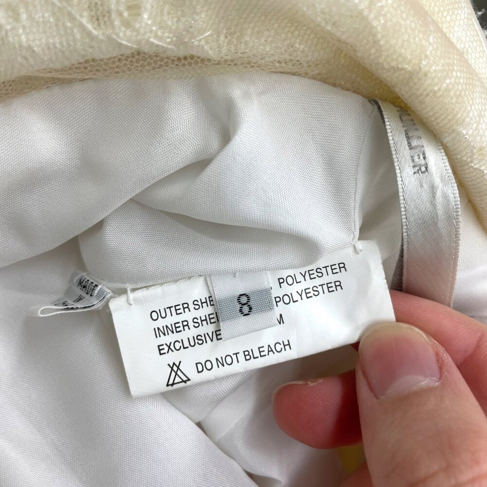 Monique Lhuillier Bliss Tiered Ballgown Wedding Dress - Picture 6 of 13